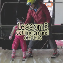 Teach Children Skiing Lesson 8